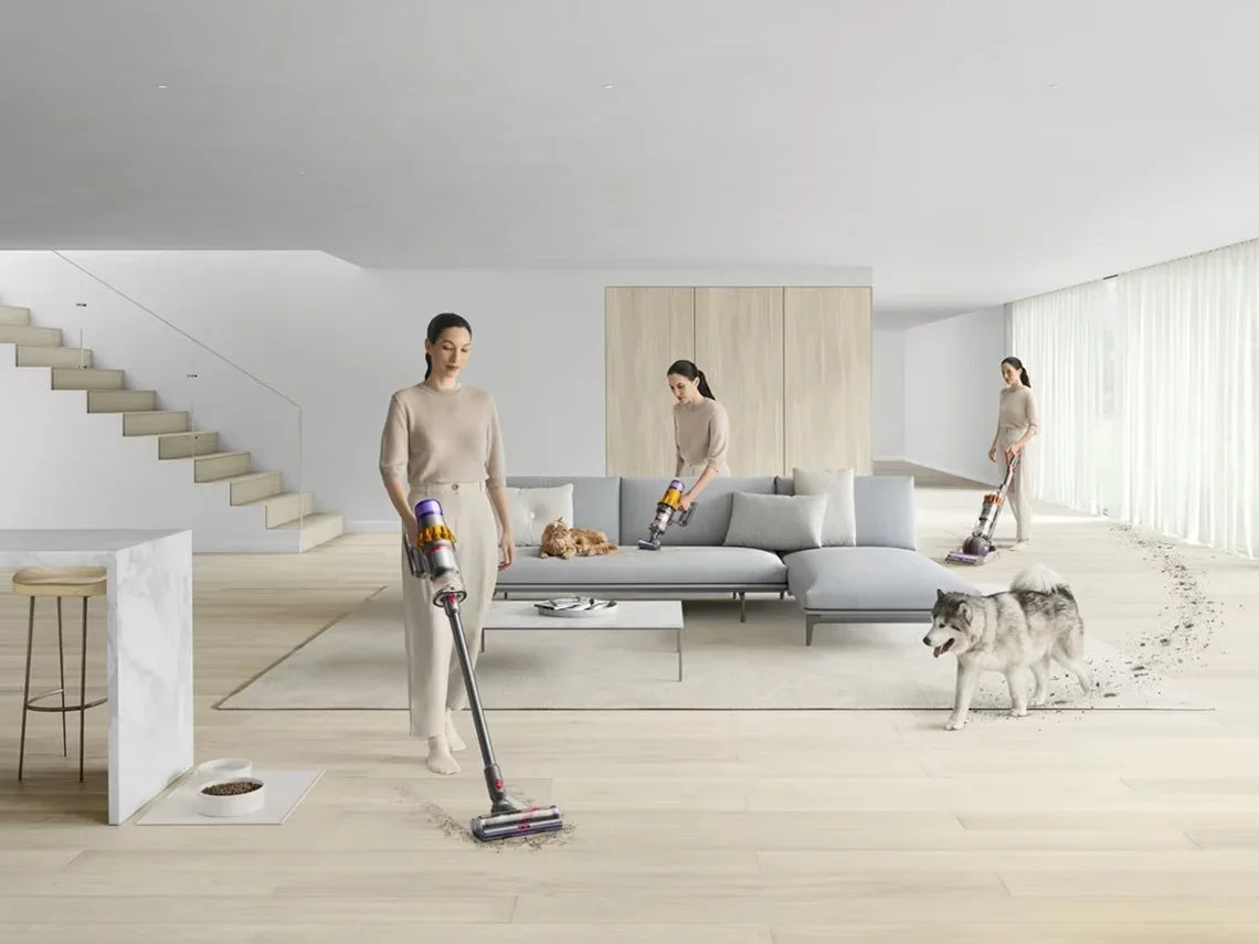 Aspiradora Escoba DYSON V15 DETECT ABSOLUTE (Autonomía 60 min - 770 ml)