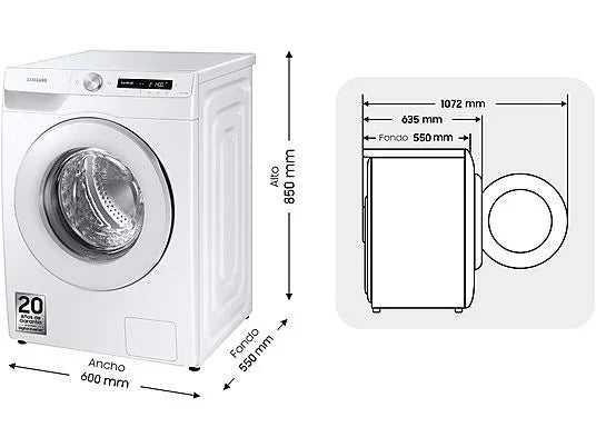 Bosch WUU28T63ES - Lavadora de carga frontal 8 kg