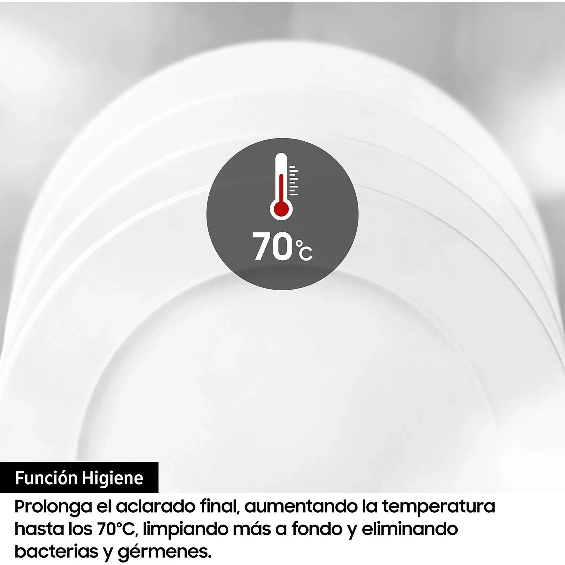 Lavavajillas - Samsung DW60M6050FS, 14 servicios, 7 programas