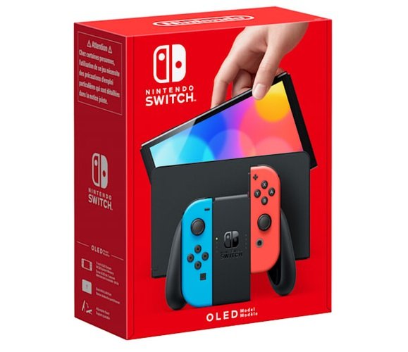 Consola NINTENDO Switch Modelo OLED 64GB (Azul/Rojo)
