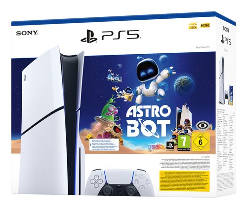 Consola PlayStation 5 SONY Slim de 1TB (Edición Standard) + Juego PS5 Astro Bot Digital