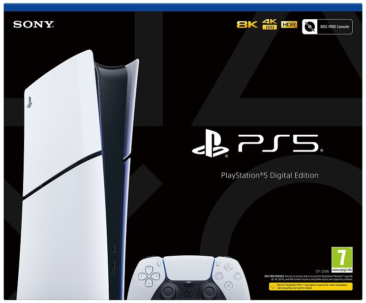 Consola SONY Playstation PS5 Edición Digital Slim 1TB