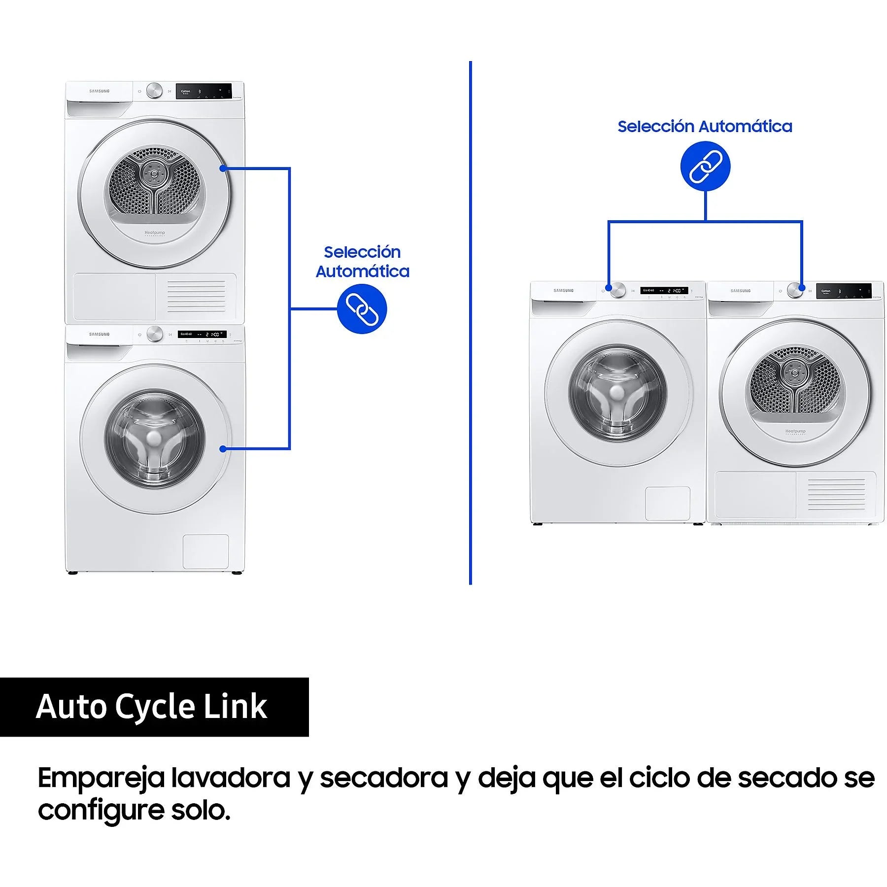 Lavadora carga frontal - Samsung WW90T534DTW/S3, 9 Kg