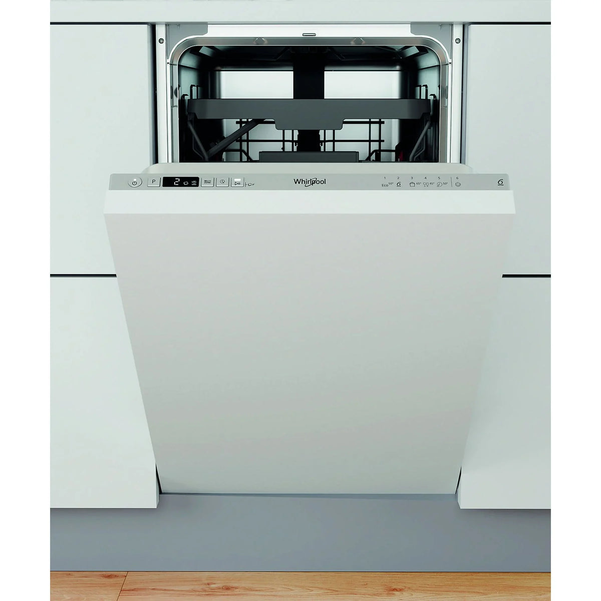 Lavavajillas integrable - Whirlpool WSIC 3M27 C, 10 servicios