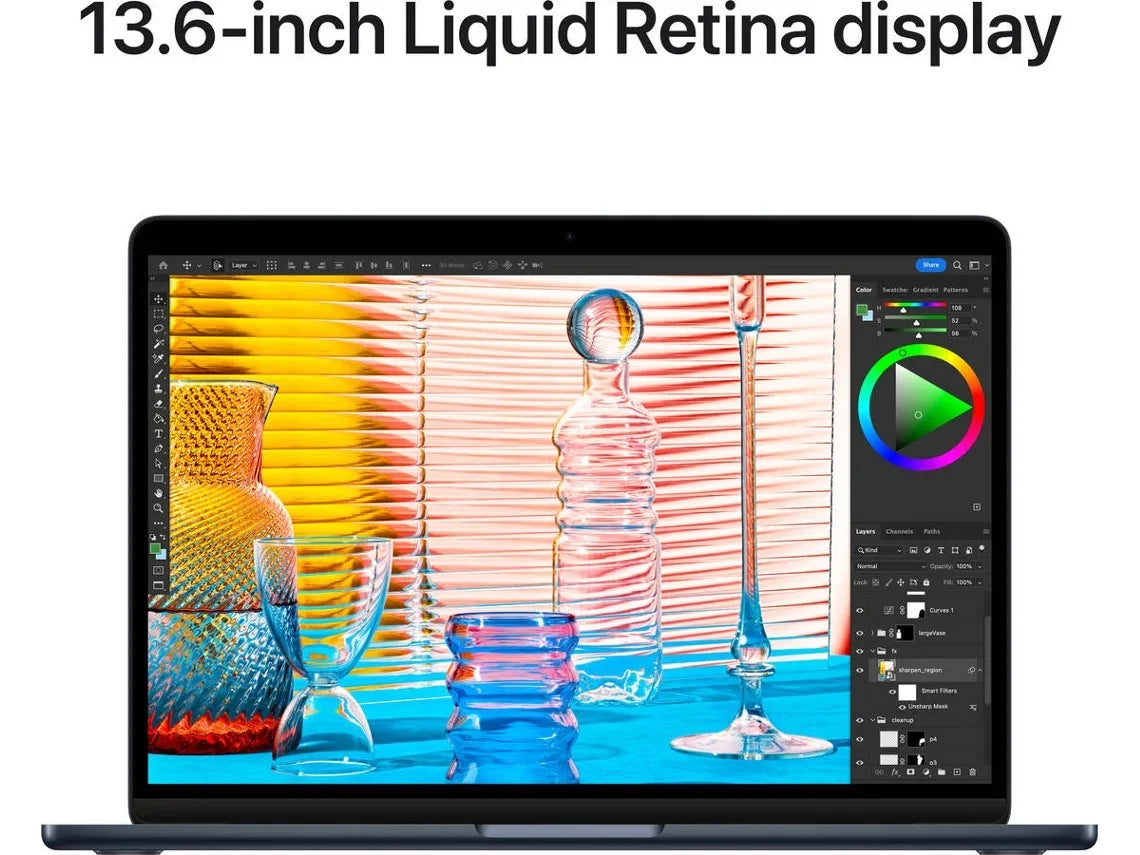 MacBook Air APPLE Medianoche (13'' - Apple M2 8-Core - RAM: 16 GB - 256 GB - GPU 8-Core)