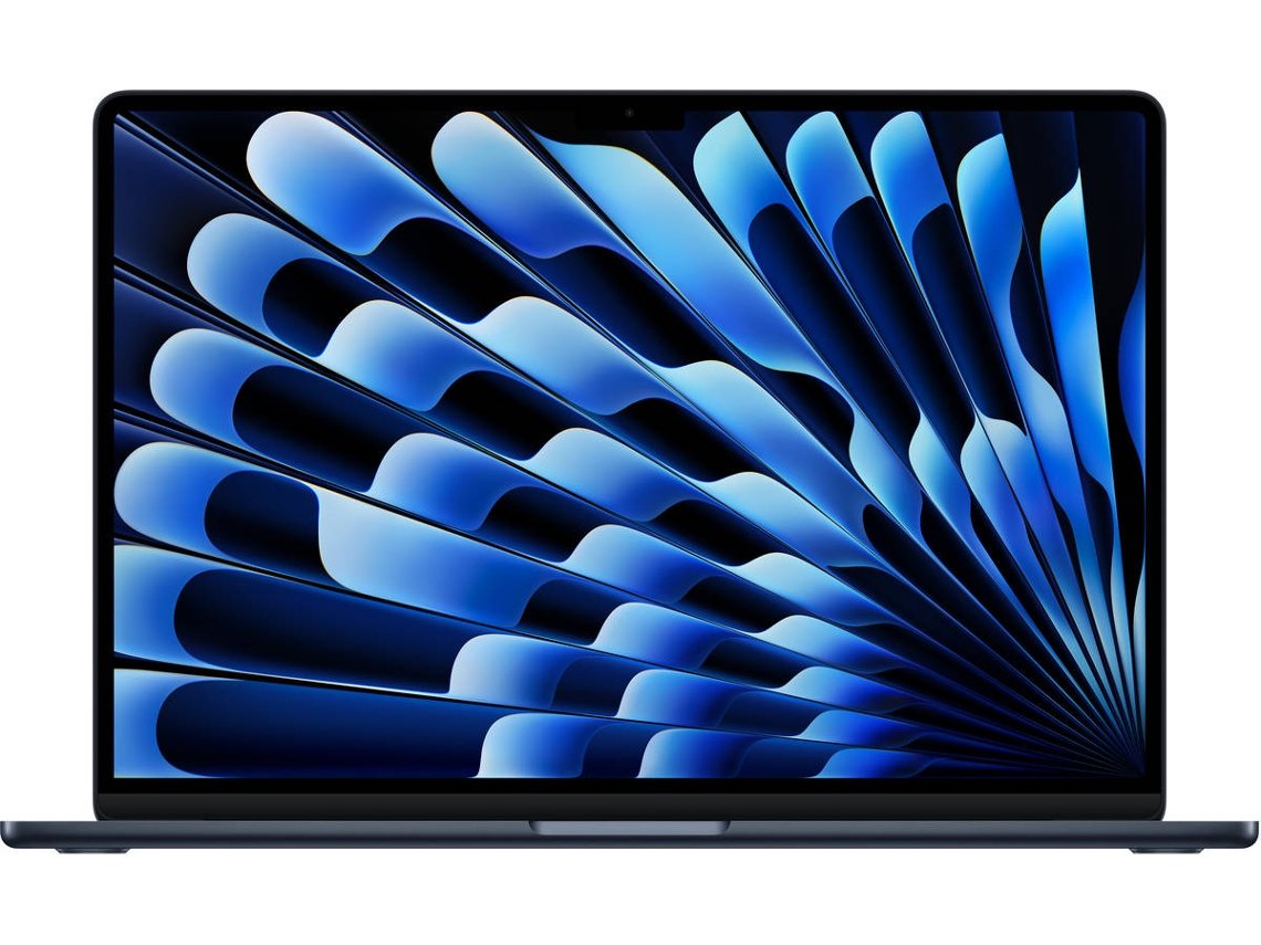MacBook Air APPLE Medianoche (15'' - Apple M4 10 núcleos - RAM: 24 GB - 512 GB - GPU de 10 núcleos)