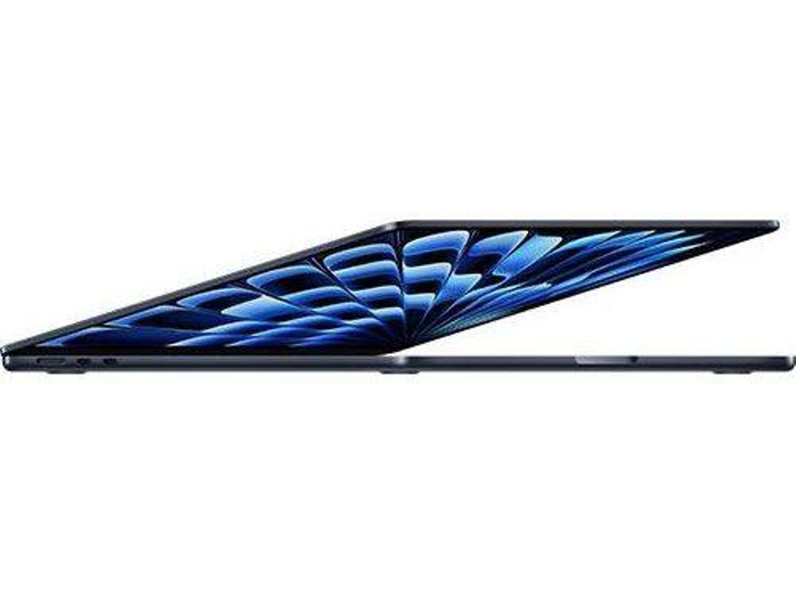 MacBook Air APPLE Meia-Noite (15.3'' - Apple M3 8-Core - RAM: 16 GB - 256 GB SSD - GPU 8-Core)