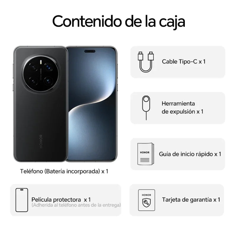 HONOR Magic7 Pro 512GB Negro 12GB RAM