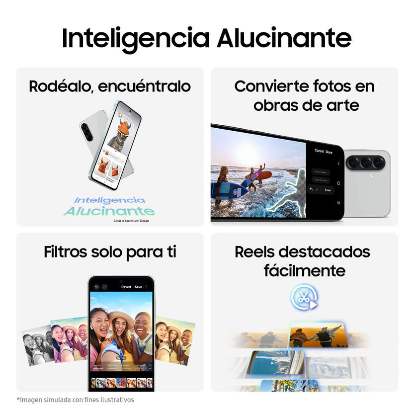 Samsung Galaxy A56 5G 256GB Negro – Android 15