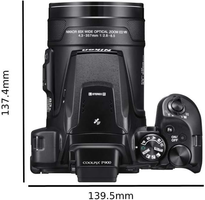 Nikon Coolpix P900 - Cámara compacta de 16 Mp