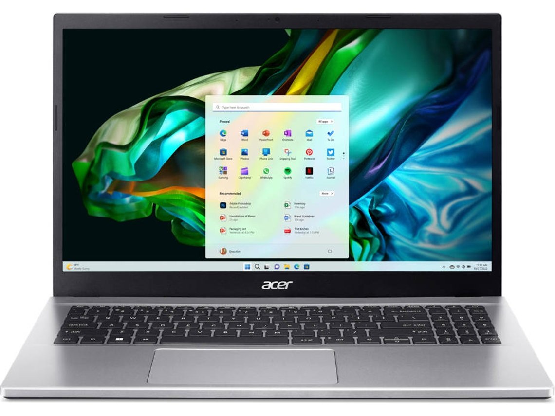 Portátil ACER Aspire 3 A315-44P (15.6'' - AMD Ryzen 5 5500U - RAM: 16 GB - 512 GB SSD PCIe - AMD Radeon Graphics - Windows 11)