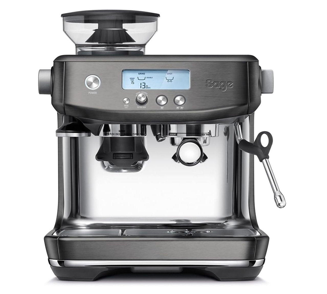 Sage Barista Pro SES878BST - Cafetera Profesional con Espumador de Leche Manual