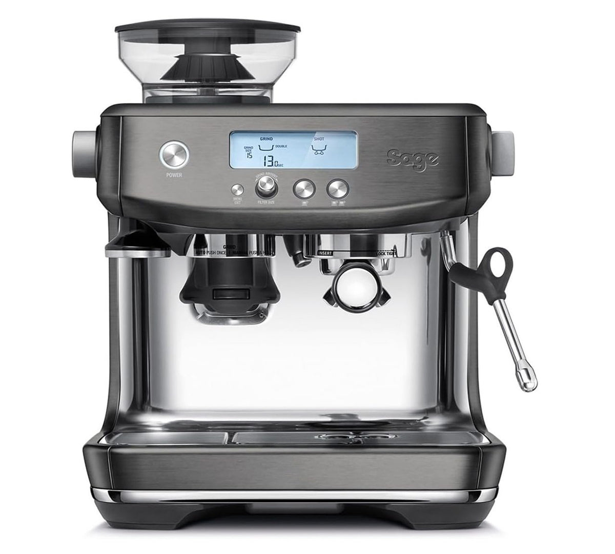 Sage Barista Pro SES878BST - Cafetera Profesional con Espumador de Leche Manual