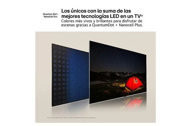 TV LG 55QNED80T6A (QNED - 55'' - 140 cm - 4K Ultra HD - Smart TV)